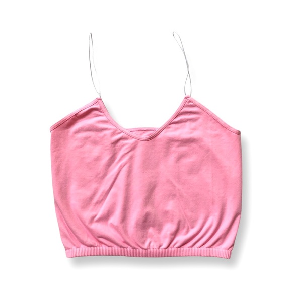 Free People Other - Free People Skinny Strap Seamless Brami Light Pink Size M/L